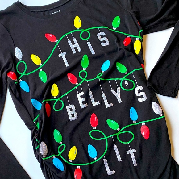 Motherhood Maternity Tops - Maternity Christmas Shirt